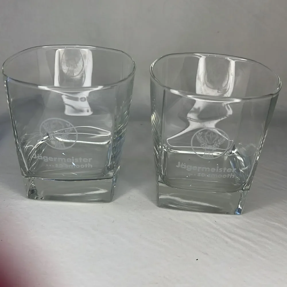 Jaegermeister So Smooth Liquor Glasses 8 Oz Each Set Of 2 Included Cocktail Bar